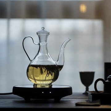 草木祠耐熱高硼硅玻璃執壺水注泡茶壺酒壺醒酒器電陶爐明火花茶壺