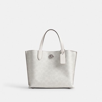 WILLOW 24 經典 SIGNATURE 帆布托特手袋