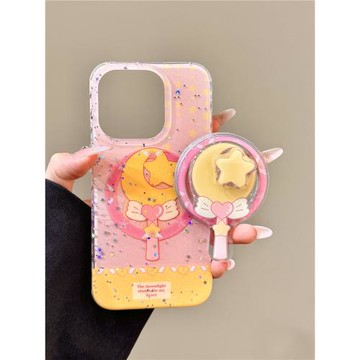 美少女戰士魔法棒~小星星可以旋轉耶！！磁吸支架適用蘋果16promax手機殼iphone15新款14pro女款13