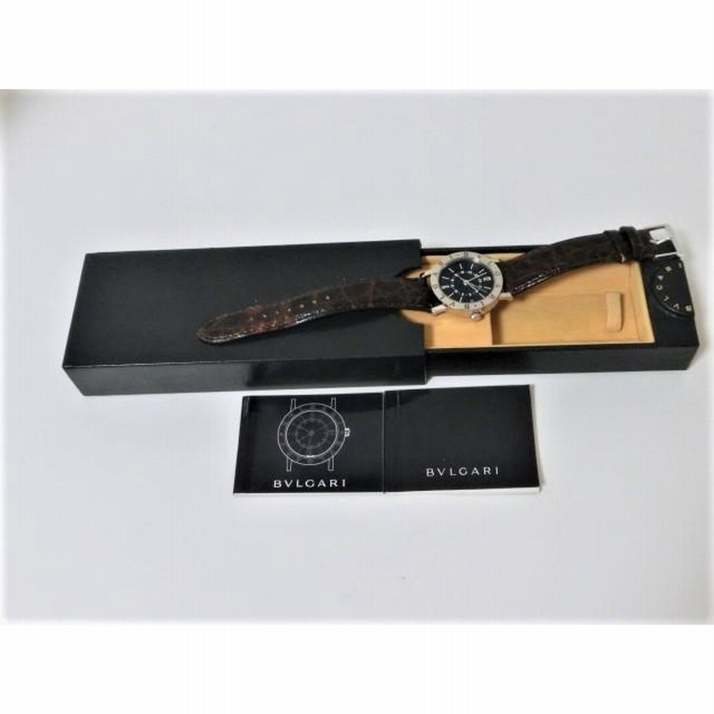 ブルガリ ブルガリブルガリ BB33SL GMT メンズ 腕時計 デイト SS  