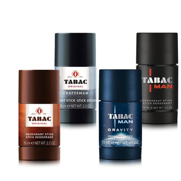 更多 其他香水品牌 TABAC 大巴克 經典男仕/職人男仕/重力男仕/MAN男仕體香膏(75mlX2入)-任選