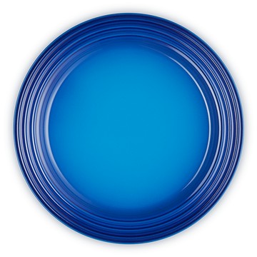 LE CREUSET 瓷器沙拉盤 22cm (地中海藍-無盒)