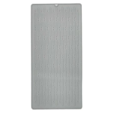 CHIFUN SENHUO 祈樂森活 矽膠瀝水墊 薄 中款 30 x 14.5cm  灰色  2個