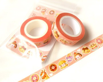 甜點紙膠帶 (1入) - 甜點生活紙膠帶 - 點心紙膠帶 - Sweet Pastries Washi Tape - Desserts Washi Tape