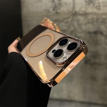 【現貨】雙拼啞光 半月弧磁吸 防摔手機殼 用於iPhone16 15 Pro max14 13 12 保護殼 耐摔防震
