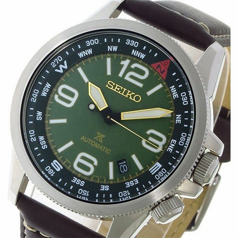 腕時計 メンズ腕時計 セイコー Seiko プロスペックス Prospex 自動巻き メンズ 腕時計 Srpa77k1 グリーン グリーン ステンレス ケース レザー ベルト 通販 Lineポイント最大0 5 Get Lineショッピング