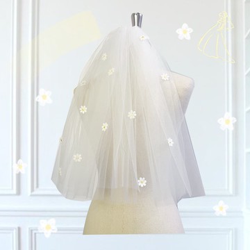 迷你面紗：雛菊