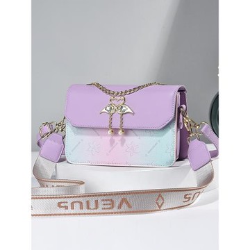 夏季小方包女包2025新款斜挎包天鵝學生單肩韓版鏈條包清新小包包