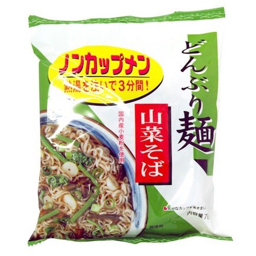 どんぶり麺・山菜そば 78g×4個セット トーエー