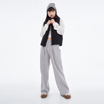 5th STREET｜女裝｜下擺縮口羽絨背心｜黑色