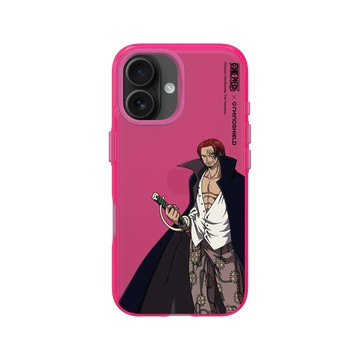 iPhone 16 Clear 粉漾桃 - 航海王 One Piece - 角色系列-紅髮傑克