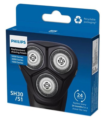 【原廠盒裝公司貨】PHILIPS SH30 飛利浦電動刮鬍刀專用刀頭 適用S3000/S1000系列