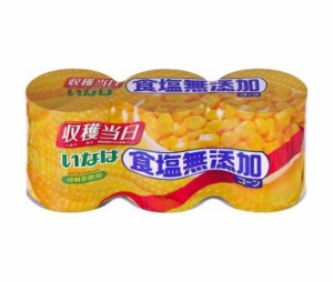 いなば食品 食塩無添加コーン 200g×3缶×8個入｜ 送料無料