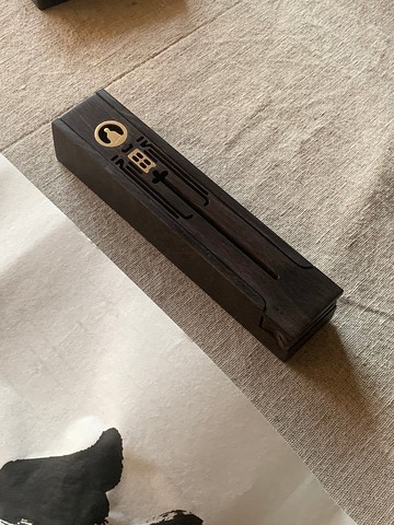 匠製系列 | 紫光檀木 多功能隨身線香盒 燃香盒 儲香盒