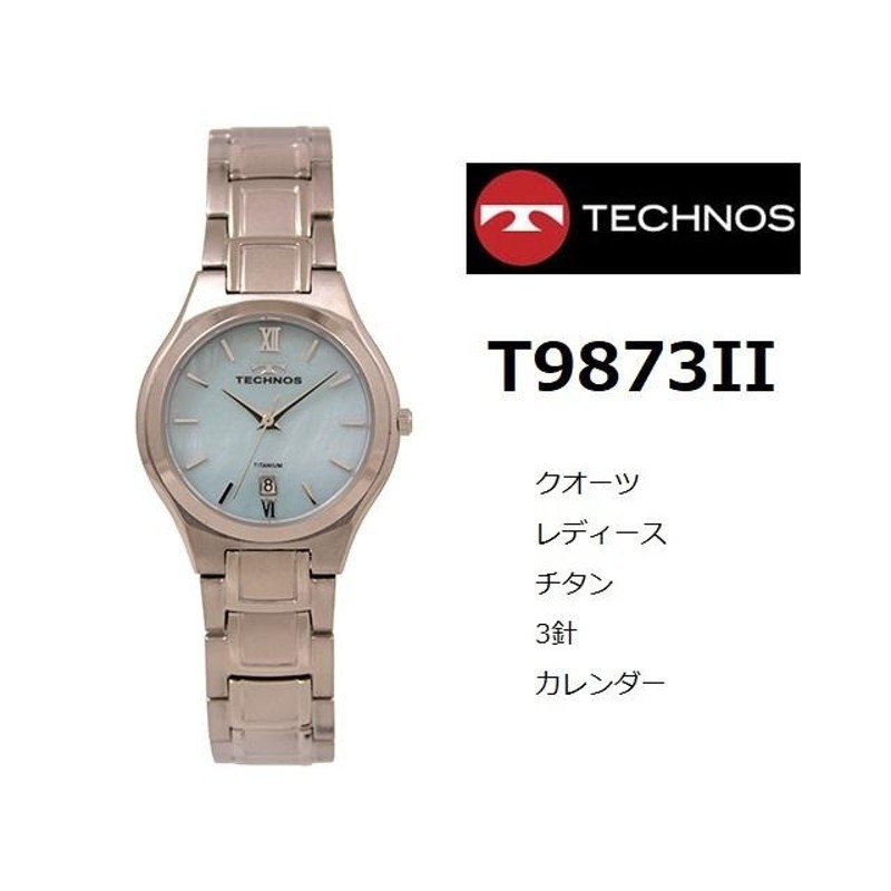 レディースクオーツ アナログ TECHNOS/テクノス チタン×ステンレス