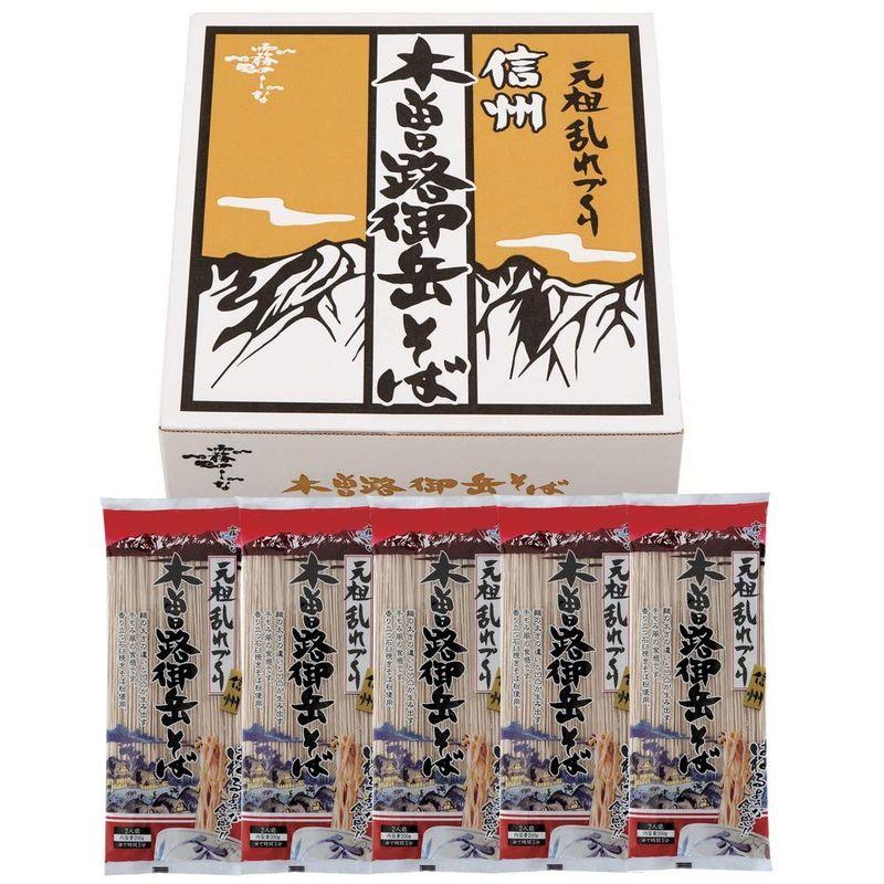 手土産・ギフトにはくばく 霧しな 信州木曽路御岳そば 1箱(200g×5袋入)