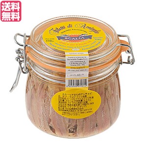 アンチョビ フィレ 缶詰 スカーリアさんのアンチョビ 550g（固形量 350g）送料無料