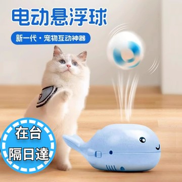 🔥毛老大.在台.隔日達🔥磁懸浮球玩具 電動懸浮球 逗貓玩具 自嗨解悶 鯨魚懸浮球 電動逗貓棒 智能逗貓球 寵物玩具 消