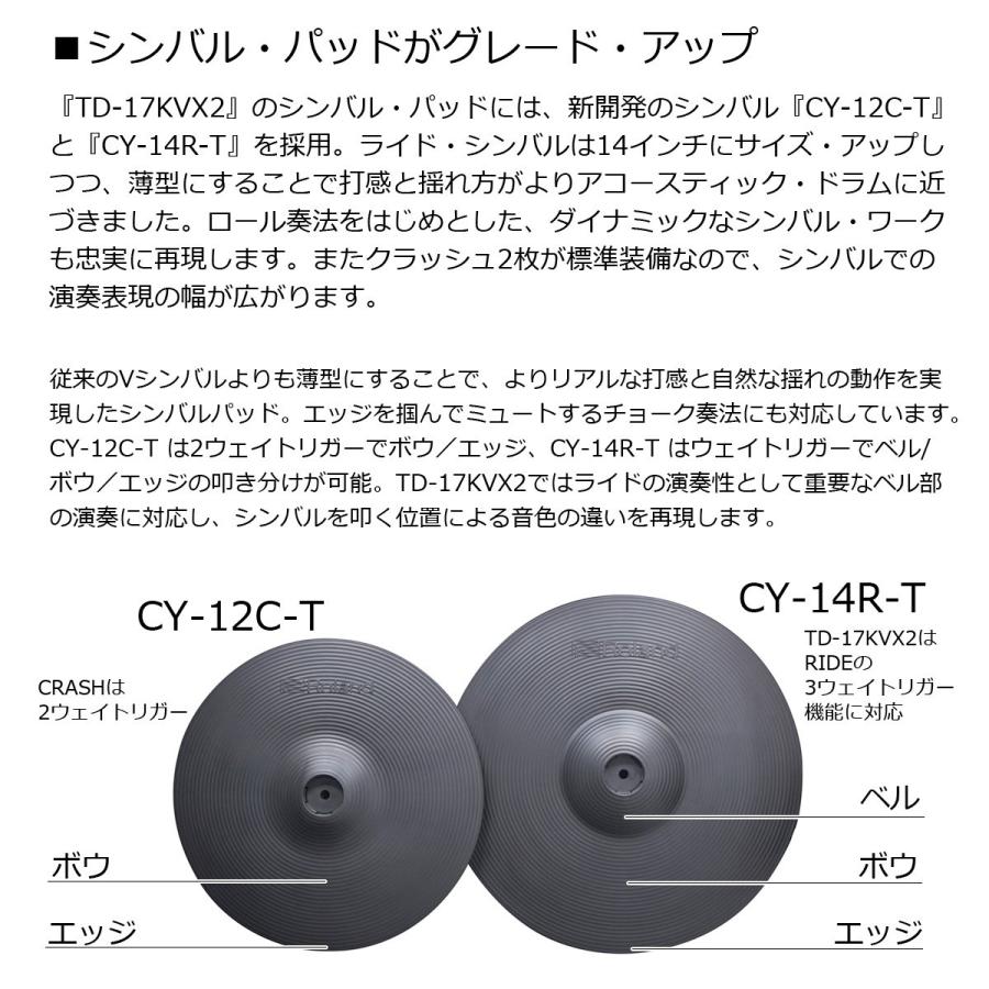 ローランド Roland ドラムセット MDS-COM TAMAツインペダルフルセット SELVAマット採用 TD-17KVX2