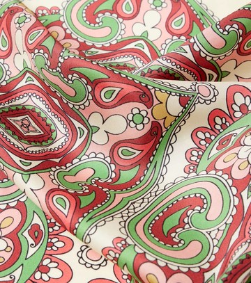 Etro Paisley silk twill scarf