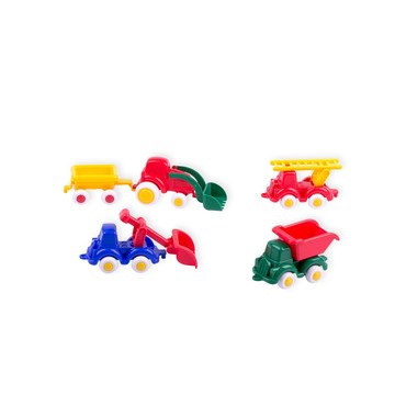 瑞典維京玩具 【瑞典 Viking toys】迷你工程小車隊-7cm 81135