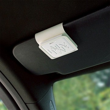 【citiesocial春節檔期主題特輯】隱形汽車遮陽板夾香氛(套裝組) 海鹽沙白色+菩提藏松林