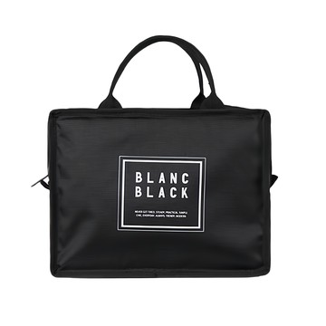 BLANC BLACK 野餐用食物保溫保冷袋  260 x 200 x 140mm  黑色  1個