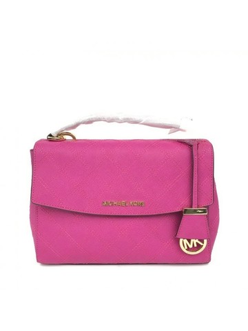 michael kors 粉色 Ava 皮革單肩包 肩背包