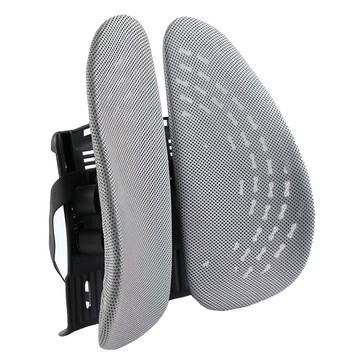 QLZHS 人體工學護腰腰靠 可調節高度  40 x 40 x 14cm  灰色