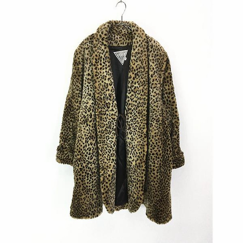 Marvin Richards ヒョウ柄 レオパード フェイク ファーコート