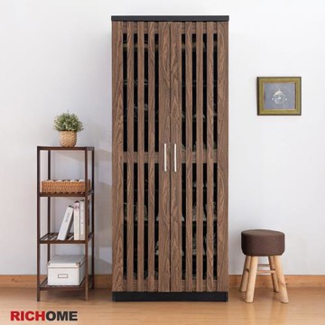 【RICHOME】英倫雙門透氣高鞋櫃