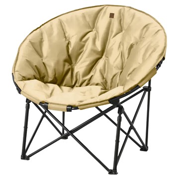 IRIS OHYAMA 愛麗思歐雅瑪 露營摺疊月亮椅 CC-MOC 5.7kg  卡其色  1個