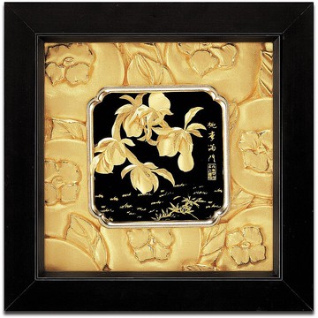 桃李滿門│杏壇、杏林禮物、謝師禮品│金箔畫禮品│聖誕禮物