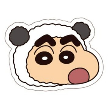 Shinchan 蠟筆小新 造型壓克力氣囊手機支架  蠟筆小新 透明色  1個