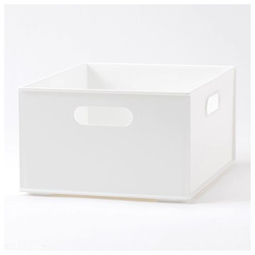 收納盒 N INBOX (W) 窄低型 四分之一型 WH NITORI宜得利家居