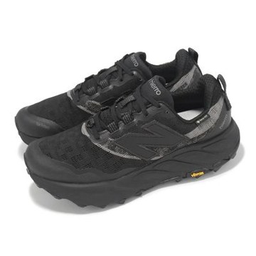 New Balance NB 越野跑鞋 X Hierro V9 GTX 2E 寬楦 男鞋 黑 灰 防水 厚底 戶外 MTHIGLB9-2E
