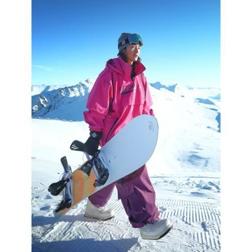 冰度 美式重工紫羅蘭套裝滑雪褲亞布力單板防水加厚保暖雪褲男女