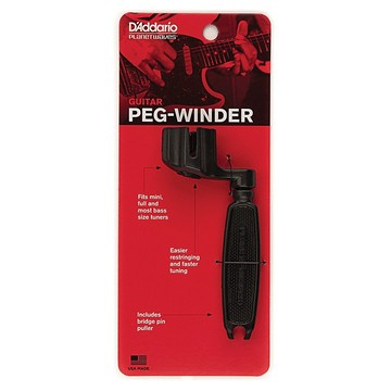 美國 DAddario 捲弦器 拔釘器 PWPW1 適用任何樂器 吉他換弦工具 吉他維修調整【黃石樂器】