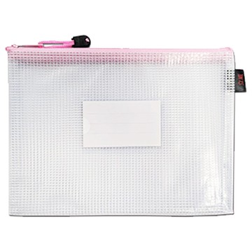 A5馬卡龍網狀拉鍊袋