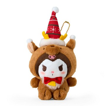 【震撼精品百貨】酷洛米_Kuromi~Sanrio 日本SANRIO三麗鷗 酷洛米絨毛玩偶吊飾-聖誕*48066