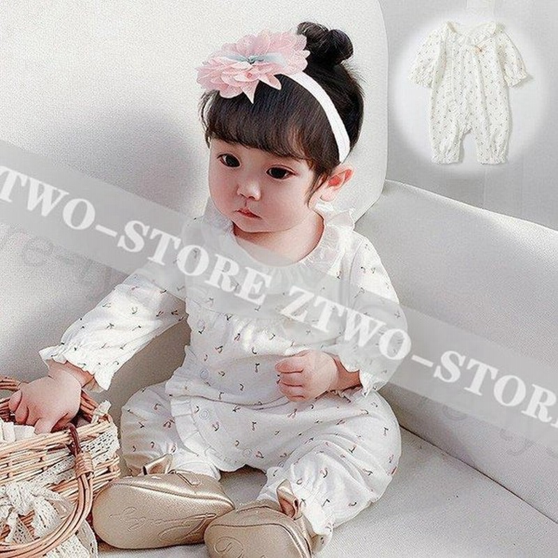 ロンパース 女の子 カバーオール ベビー 子供服 春秋 韓国風 可愛い 洋服 パジャマ キッズ 赤ちゃん 新生児 出産お祝い 百日祝い 入園式 59 90cm 柔らかい 通販 Lineポイント最大0 5 Get Lineショッピング