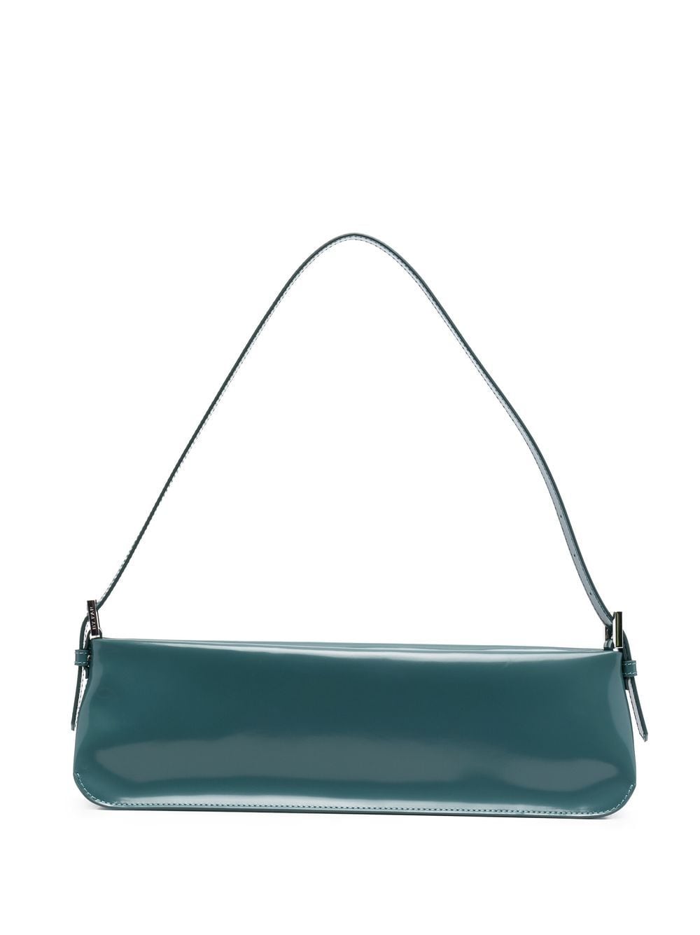 BY FAR - Dulce Long shoulder bag - women - Cotton/Calf Leather - One Size - Blue