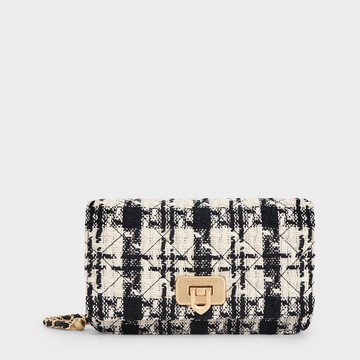 Cressida 毛呢鍊條手拿包