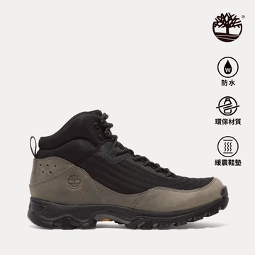 Timberland 男款黑色防水中筒健行鞋|A6CH5EJT
