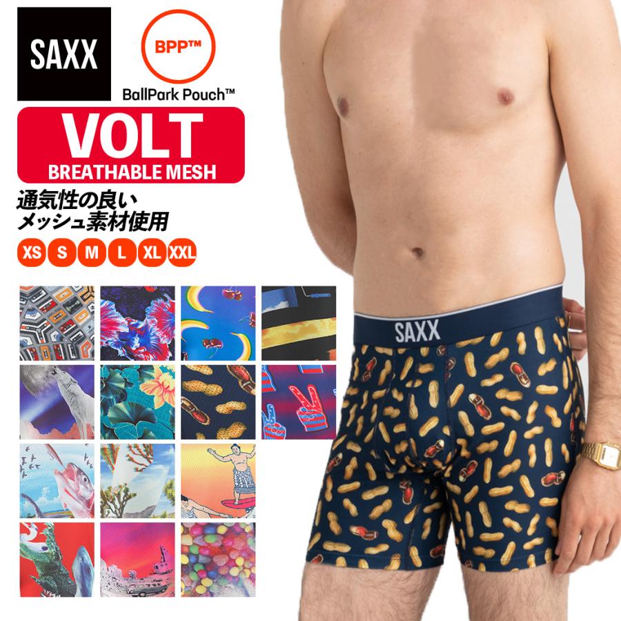 SAXX Volt Breathable Mesh Boxer Brief National Park Foundation Joshua Tree  XXL