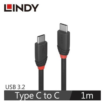 【LINDY 林帝】USB 3.2 GEN2x2 TYPE-C 公TO公傳輸線 1M 36906_A【三井3C】