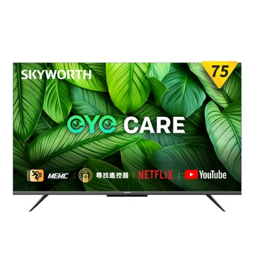 SKYWORTH 75型 4K LED Google TV聯網顯示器(75G6500H)