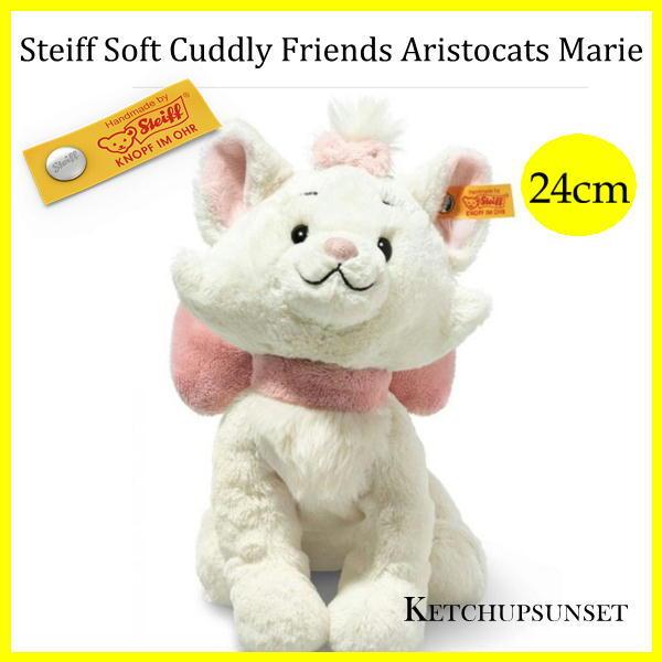 シュタイフ テディベア おしゃれキャット マリー ソフトカドリーフレンズ Steiff Marie Soft Cuddly Friends ディズニー  マリーのぬいぐるみ | LINEブランドカタログ