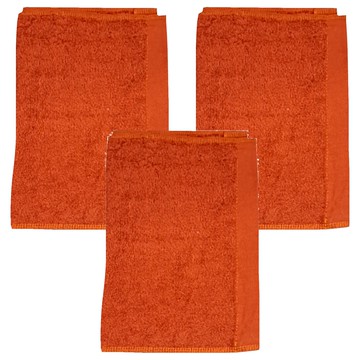 來福牌HS0526簡單素色毛巾 純棉親膚吸水面巾 尺寸33x76cm  紅棕色  3條