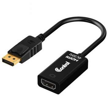 易控王 DP轉HDMI公對母轉接線 4K30Hz Displayport轉HDMI 3入(40-717-02-01X3)